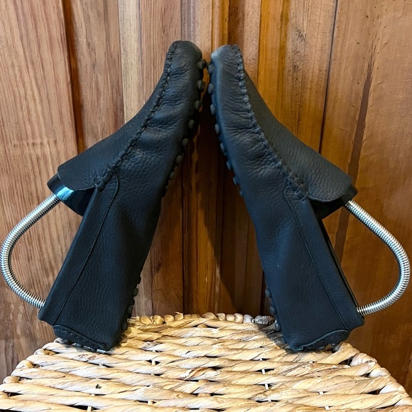 Amy Jo Gladstone New York Black Leather Slip On Driving Shoes Size 9.5 - Picture 6 of 12